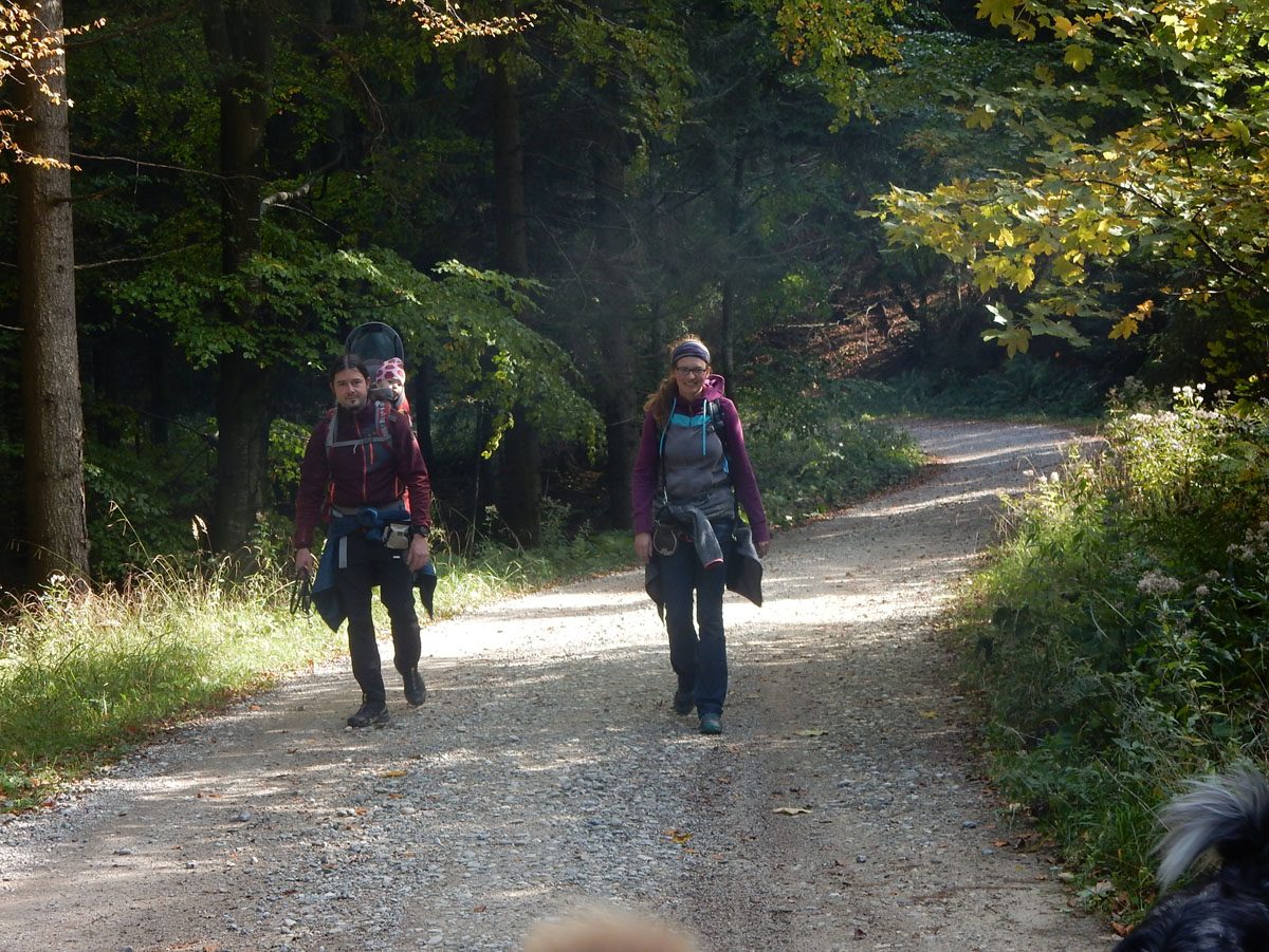 Auf dem Weg zur Spadenbergkapelle